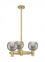 Innovations Lighting 434-3CR-BB-G1213-6SM - Crown Point - 3 Light - 20 inch - Brushed Brass - Pendant
