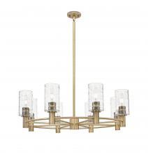 Innovations Lighting 434-8CR-BB-G434-7DE - Crown Point - 8 Light - 32 inch - Brushed Brass - Chandelier
