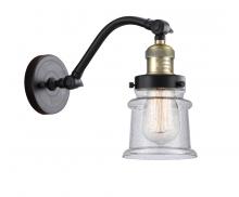Innovations Lighting 515-1W-BAB-G184S - Canton - 1 Light - 7 inch - Black Antique Brass - Adjustable Sconce