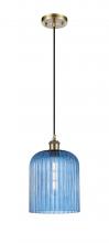 Innovations Lighting 516-1P-AB-G559-8BL - Bridal Veil - 1 Light - 5 inch - Antique Brass - Cord hung - Mini Pendant