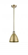 Innovations Lighting 516-1S-AB-MBD-75-AB-LED - Bristol - 1 Light - 8 inch - Antique Brass - Pendant