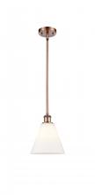 Innovations Lighting 516-1S-AC-GBC-81-LED - Berkshire - 1 Light - 8 inch - Antique Copper - Mini Pendant