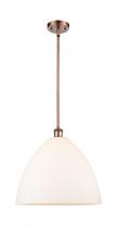 Innovations Lighting 516-1S-AC-GBD-161-LED - Bristol - 1 Light - 16 inch - Antique Copper - Pendant