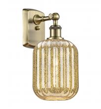 Innovations Lighting 516-1W-AB-G460-7ME - Preston Cylinder - 1 Light - 7 inch - Antique Brass - Sconce