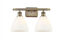 Innovations Lighting 516-2W-AB-GBD-751-LED - Bristol - 2 Light - 18 inch - Antique Brass - Bath Vanity Light