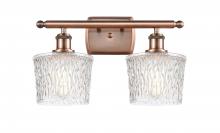 Innovations Lighting 516-2W-AC-G402-LED - Niagara - 2 Light - 17 inch - Antique Copper - Bath Vanity Light