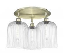 Innovations Lighting 516-3C-AB-G559-8CL - Bridal Veil - 3 Light - 17 inch - Antique Brass - Semi-Flush Mount