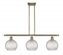 Innovations Lighting 516-3I-AB-G122C-8CL - Athens - 3 Light - 36 inch - Antique Brass - Stem hung - Island Light
