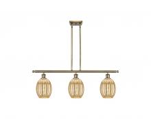 Innovations Lighting 516-3I-AB-G459-6ME - Preston Bulb - 3 Light - 36 inch - Antique Brass - Stem Hung - Island Light