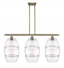 Innovations Lighting 516-3I-AB-G557-10CL - Vaz - 3 Light - 37 inch - Antique Brass - Stem hung - Island Light