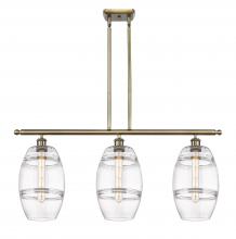 Innovations Lighting 516-3I-AB-G557-8CL - Vaz - 3 Light - 36 inch - Antique Brass - Stem hung - Island Light