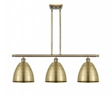 Innovations Lighting 516-3I-AB-MBD-9-AB-LED - Bristol - 3 Light - 36 inch - Antique Brass - Stem hung - Island Light