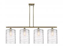 Innovations Lighting 516-4I-AB-G1113-L - Cobbleskill - 4 Light - 48 inch - Antique Brass - Stem hung - Island Light