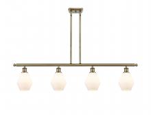 Innovations Lighting 516-4I-AB-G651-6-LED - Cindyrella - 4 Light - 48 inch - Antique Brass - Stem hung - Island Light