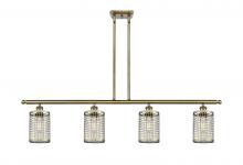 Innovations Lighting 516-4I-AB-M18-AB - Nestbrook - 4 Light - 48 inch - Antique Brass - Multi Pendant