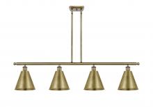 Innovations Lighting 516-4I-AB-MBC-8-AB-LED - Berkshire - 4 Light - 48 inch - Antique Brass - Stem hung - Island Light