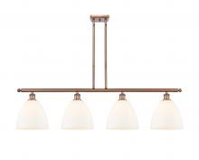 Innovations Lighting 516-4I-AC-GBD-91-LED - Bristol - 4 Light - 48 inch - Antique Copper - Stem hung - Island Light