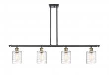 Innovations Lighting 516-4I-BAB-G1113-LED - Cobbleskill - 4 Light - 48 inch - Black Antique Brass - Stem hung - Island Light