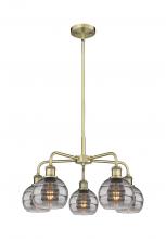 Innovations Lighting 516-5CR-AB-G556-6SM - Rochester - 5 Light - 24 inch - Antique Brass - Chandelier