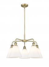 Innovations Lighting 516-5CR-AB-GBC-81 - Berkshire - 5 Light - 26 inch - Antique Brass - Chandelier