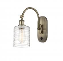 Innovations Lighting 518-1W-AB-G1113-LED - Cobbleskill - 1 Light - 5 inch - Antique Brass - Adjustable Swing Arm