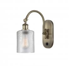 Innovations Lighting 518-1W-AB-G112-LED - Cobbleskill - 1 Light - 5 inch - Antique Brass - Adjustable Swing Arm