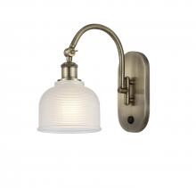 Innovations Lighting 518-1W-AB-G411-LED - Dayton - 1 Light - 6 inch - Antique Brass - Adjustable Swing Arm