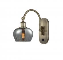 Innovations Lighting 518-1W-AB-G93-LED - Fenton - 1 Light - 7 inch - Antique Brass - Adjustable Swing Arm