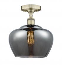 Innovations Lighting 616-1F-AB-G93-L - Fenton - 1 Light - 11 inch - Antique Brass - Semi-Flush Mount