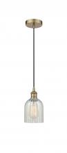 Innovations Lighting 616-1P-AB-G2511-LED - Caledonia - 1 Light - 5 inch - Antique Brass - Cord hung - Mini Pendant
