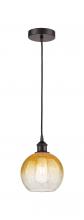 Innovations Lighting 616-1P-OB-G483-8AM - Brookhaven Globe - 1 Light - 8 inch - Oil Rubbed Bronze - Cord hung - Mini Pendant