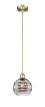 Innovations Lighting 616-1S-AB-G556-8SM - Rochester - 1 Light - 8 inch - Antique Brass - Stem hung - Mini Pendant