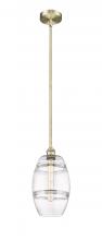 Innovations Lighting 616-1S-AB-G557-8CL - Vaz - 1 Light - 8 inch - Antique Brass - Stem hung - Mini Pendant