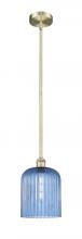 Innovations Lighting 616-1S-AB-G559-8BL - Bridal Veil - 1 Light - 5 inch - Antique Brass - Stem hung - Mini Pendant