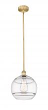 Innovations Lighting 616-1S-BB-G556-12CL - Rochester - 1 Light - 12 inch - Brushed Brass - Stem hung - Mini Pendant