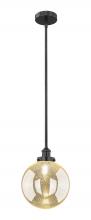 Innovations Lighting 616-1S-BK-G208-10 - Beacon - 1 Light - 10 inch - Matte Black - Stem hung - Mini Pendant