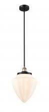Innovations Lighting 616-1SH-BAB-G661-12 - Bullet - 1 Light - 12 inch - Black Antique Brass - Stem hung - Mini Pendant