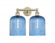 Innovations Lighting 616-2W-AB-G559-8BL - Bridal Veil - 2 Light - 14 inch - Antique Brass - Bath Vanity Light