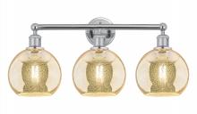 Innovations Lighting 616-3W-PC-G128-8 - Athens - 3 Light - 26 inch - Polished Chrome - Bath Vanity Light