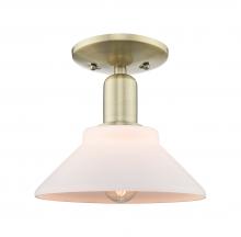 Innovations Lighting 716-1C-AB-G131 - Orwell - 1 Light - 8 inch - Antique Brass - Semi-Flush Mount