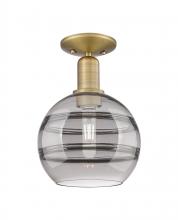 Innovations Lighting 716-1C-BB-G556-8SM - Rochester - 1 Light - 8 inch - Brushed Brass - Semi-Flush Mount