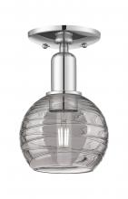 Innovations Lighting 716-1C-PC-G1213-6SM - Athens Deco Swirl - 1 Light - 6 inch - Polished Chrome - Semi-Flush Mount