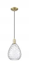 Innovations Lighting 716-1P-AB-G372 - Waverly - 1 Light - 8 inch - Antique Brass - Cord hung - Mini Pendant