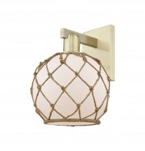 Innovations Lighting 716-1W-AB-G121-8RB - Farmhouse Rope - 1 Light - 8 inch - Antique Brass - Sconce