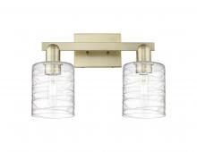 Innovations Lighting 716-2W-AB-G1113 - Cobbleskill - 2 Light - 16 inch - Antique Brass - Bath Vanity Light