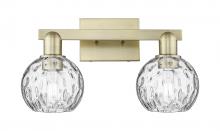 Innovations Lighting 716-2W-AB-G1215-6 - Athens Water Glass - 2 Light - 17 inch - Antique Brass - Bath Vanity Light