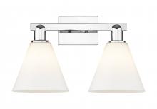 Innovations Lighting 716-2W-PC-GBC-81 - Berkshire Glass - 2 Light - 19 inch - Polished Chrome - Bath Vanity Light