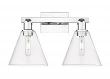 Innovations Lighting 716-2W-PC-GBC-82 - Berkshire Glass - 2 Light - 19 inch - Polished Chrome - Bath Vanity Light