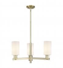 Innovations Lighting 716-3CR-AB-G801 - Clymer - 3 Light - 26 inch - Antique Brass - Stem hung - Pendant