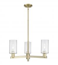 Innovations Lighting 716-3CR-AB-G802 - Clymer - 3 Light - 26 inch - Antique Brass - Stem hung - Pendant